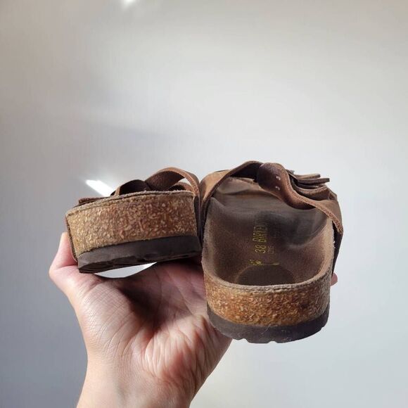Birkenstock Florida Soft Footbed Sandals – Women’s 38 (7–7.5) Brown - Picture 8 of 9